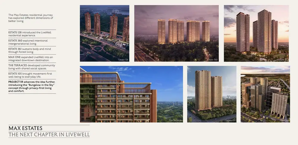 Brochure page 4: Max Estates: The Next Chapter in LiveWell